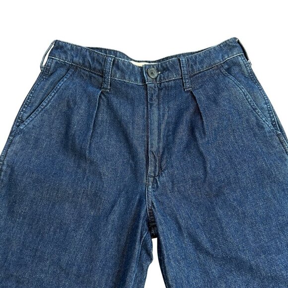 Lucky Brand Pleated Denim Cropped Jeans Size 27 - Picture 2 of 8